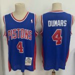 Maillot de Basket #4 Dumars Pistons M&N Bleu